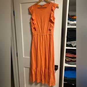 Loft sleeveless midi dress